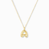 Bubble Initial Necklace