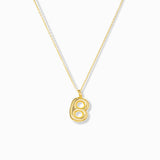 Bubble Initial Necklace