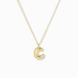 Bubble Initial Necklace