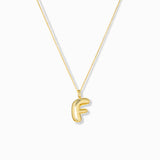 Bubble Initial Necklace