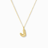 Bubble Initial Necklace