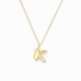 Bubble Initial Necklace