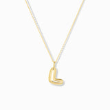 Bubble Initial Necklace