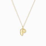 Bubble Initial Necklace