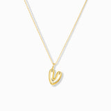 Bubble Initial Necklace