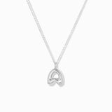 Bubble Initial Necklace