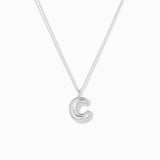 Bubble Initial Necklace