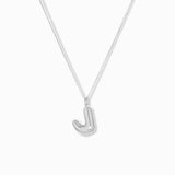 Bubble Initial Necklace