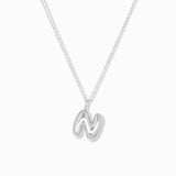 Bubble Initial Necklace