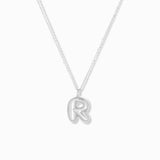 Bubble Initial Necklace