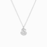 Bubble Initial Necklace