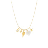 Multi Summer Charm Necklace