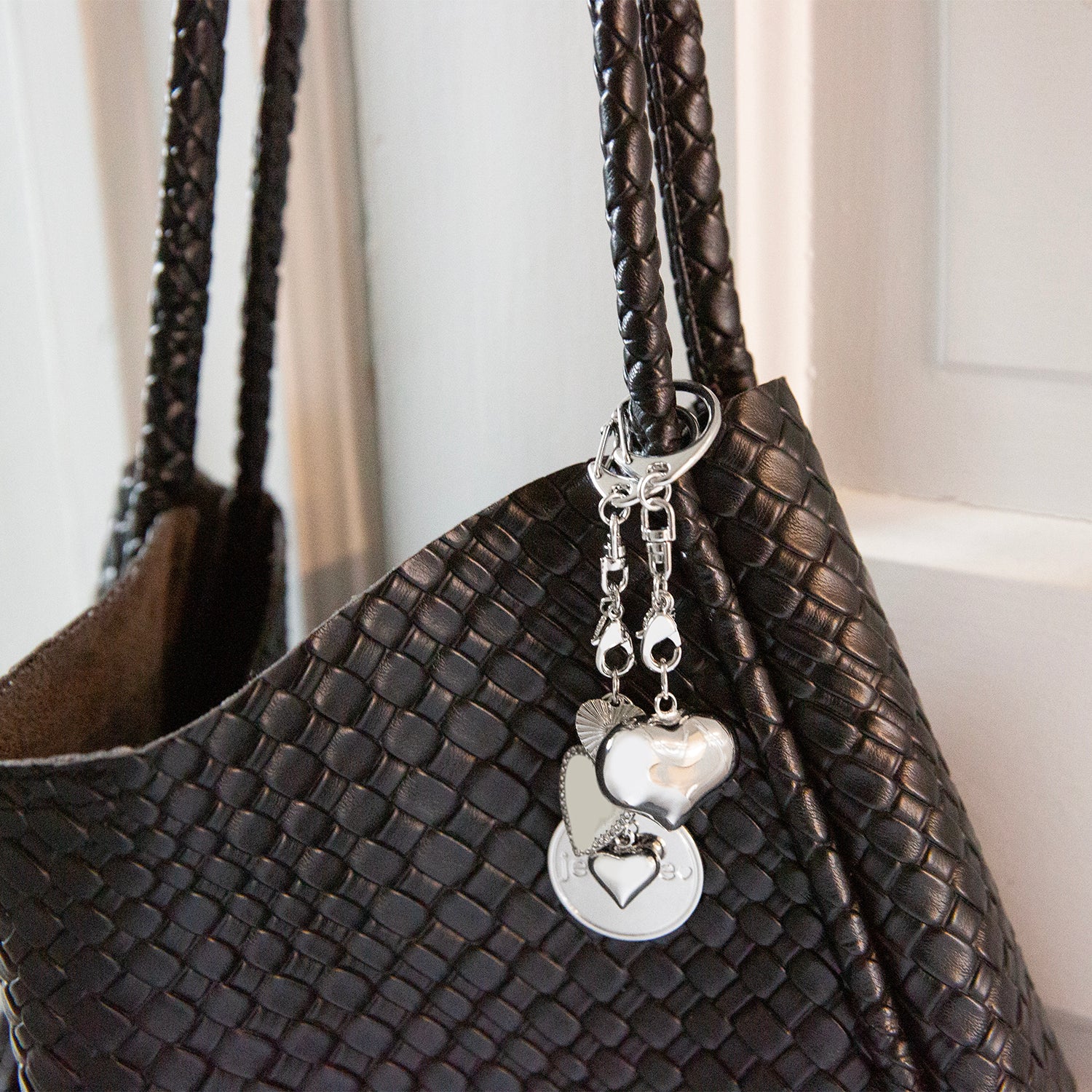 je t'aime bag charm/keychain