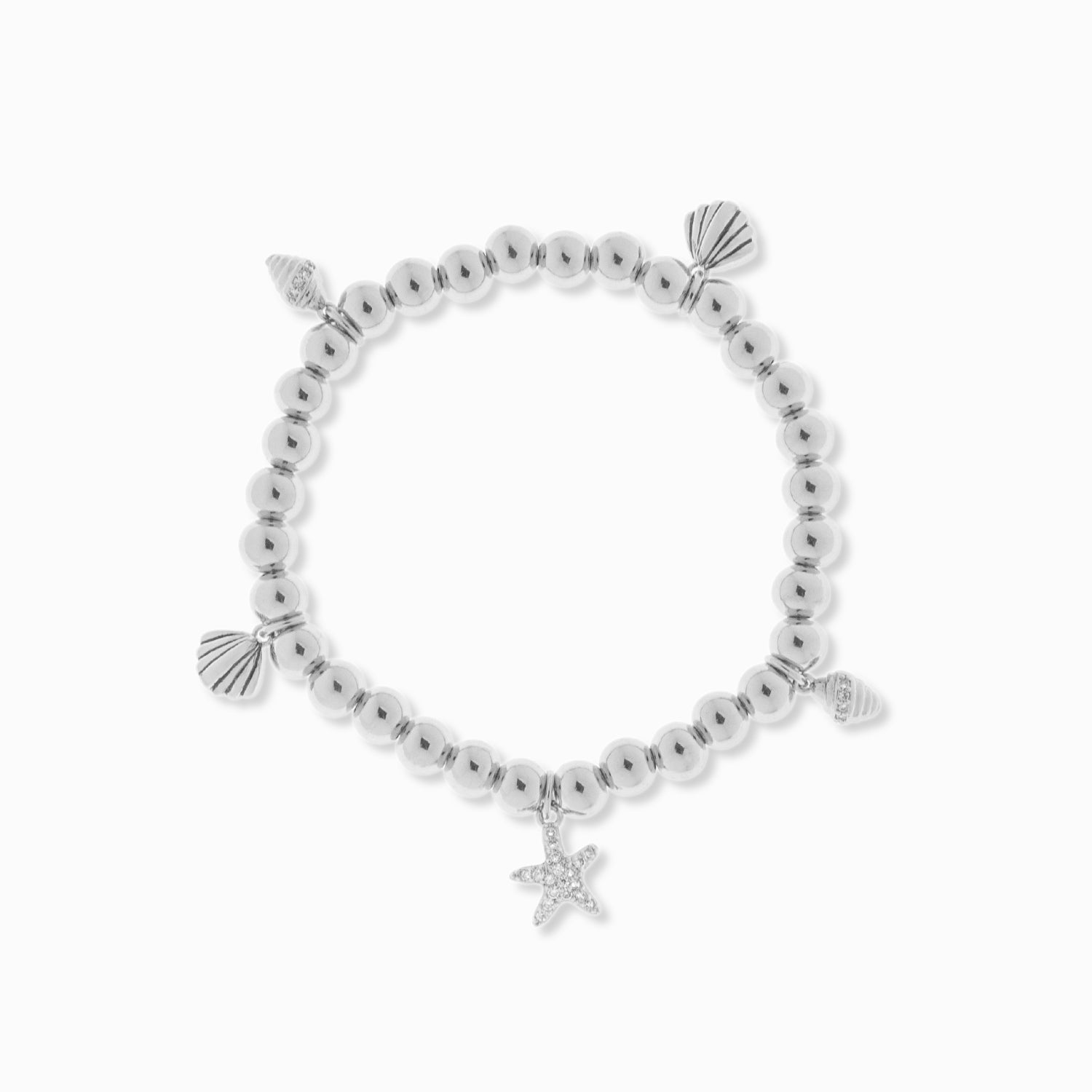 beach charm ball bracelet