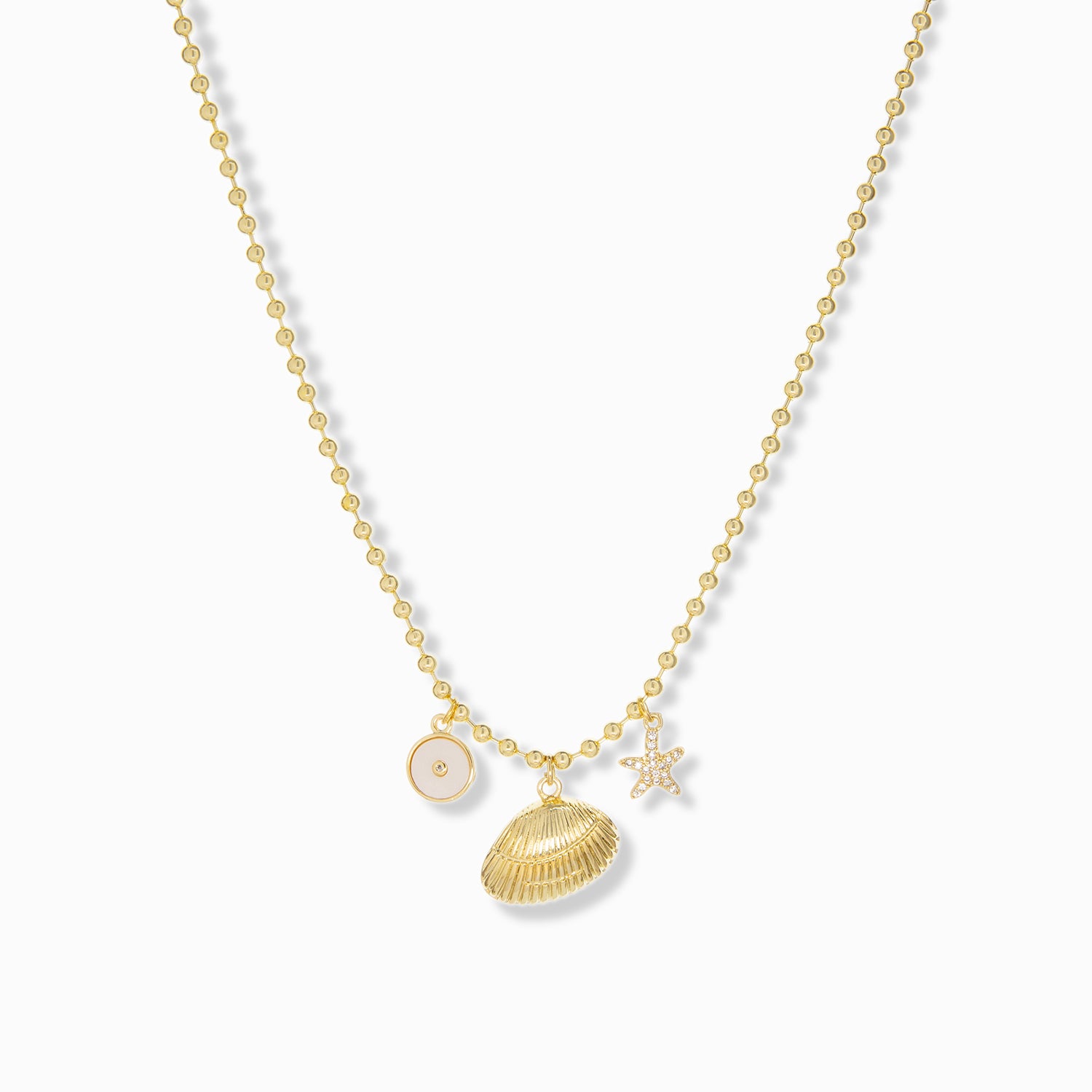shell-charm necklace