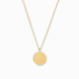 Circle Pendant Waterproof Necklace