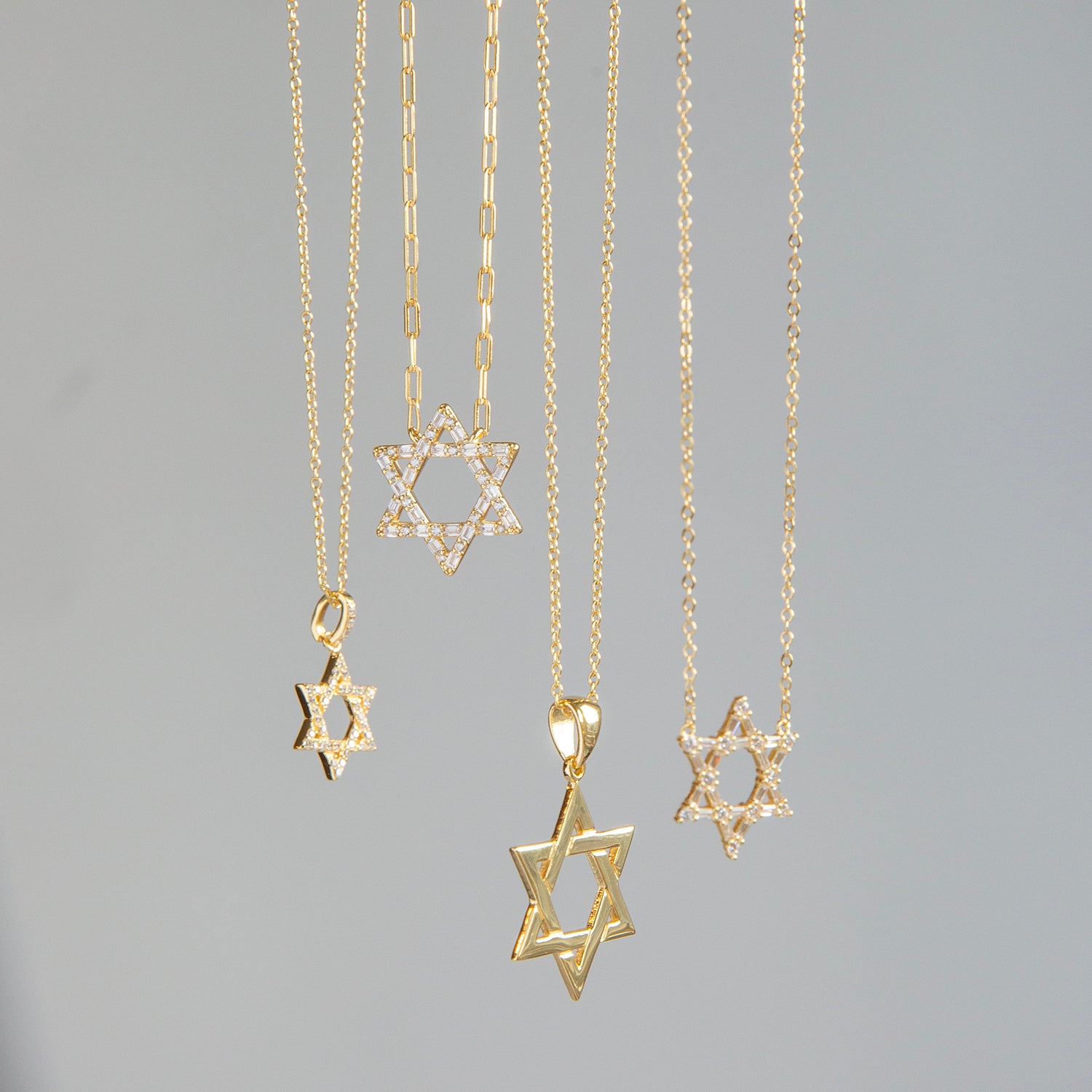 Star of David pendant necklace