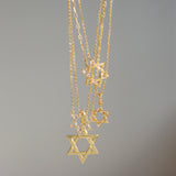 Pavé Star of David Necklace