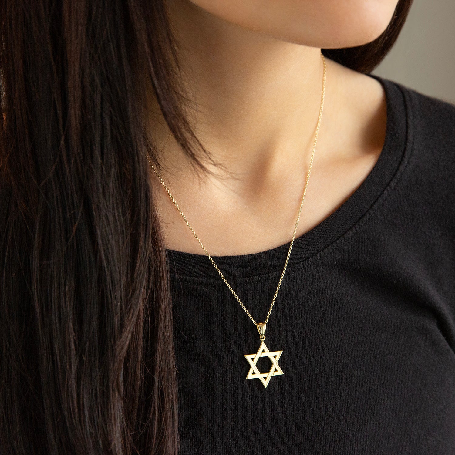 Star of David pendant necklace