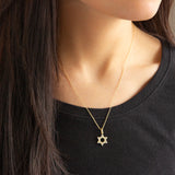 Pavé Star of David Necklace