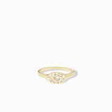 Multi Shape Pavé Signet Ring