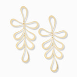 Flower Petal Chandelier Earring