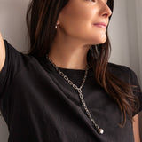 Ball Drop Adjustable Lariat Necklace