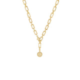Ball Drop Adjustable Lariat Necklace