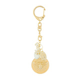 Bee Disc Bag Charm/Keychain