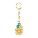 Bee Disc Bag Charm/Keychain