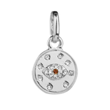 Pavé Evil Eye Disc Bale Charm