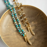Beachside Rondelle Beaded Necklace
