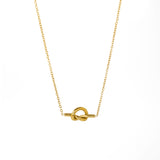 Waterproof Love Knot Necklace