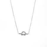 Waterproof Love Knot Necklace