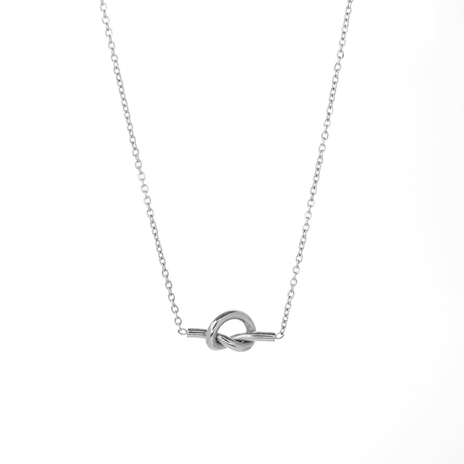 Waterproof Love Knot Necklace