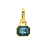 Mini Rectangle Baguette Charm