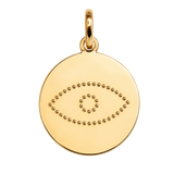 Evil Eye Disc Charm