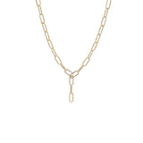 Lariat Link Charm Necklace