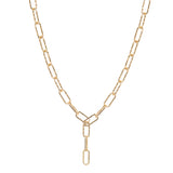 Lariat Link Charm Necklace