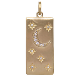 Moon & Stars Dog Tag