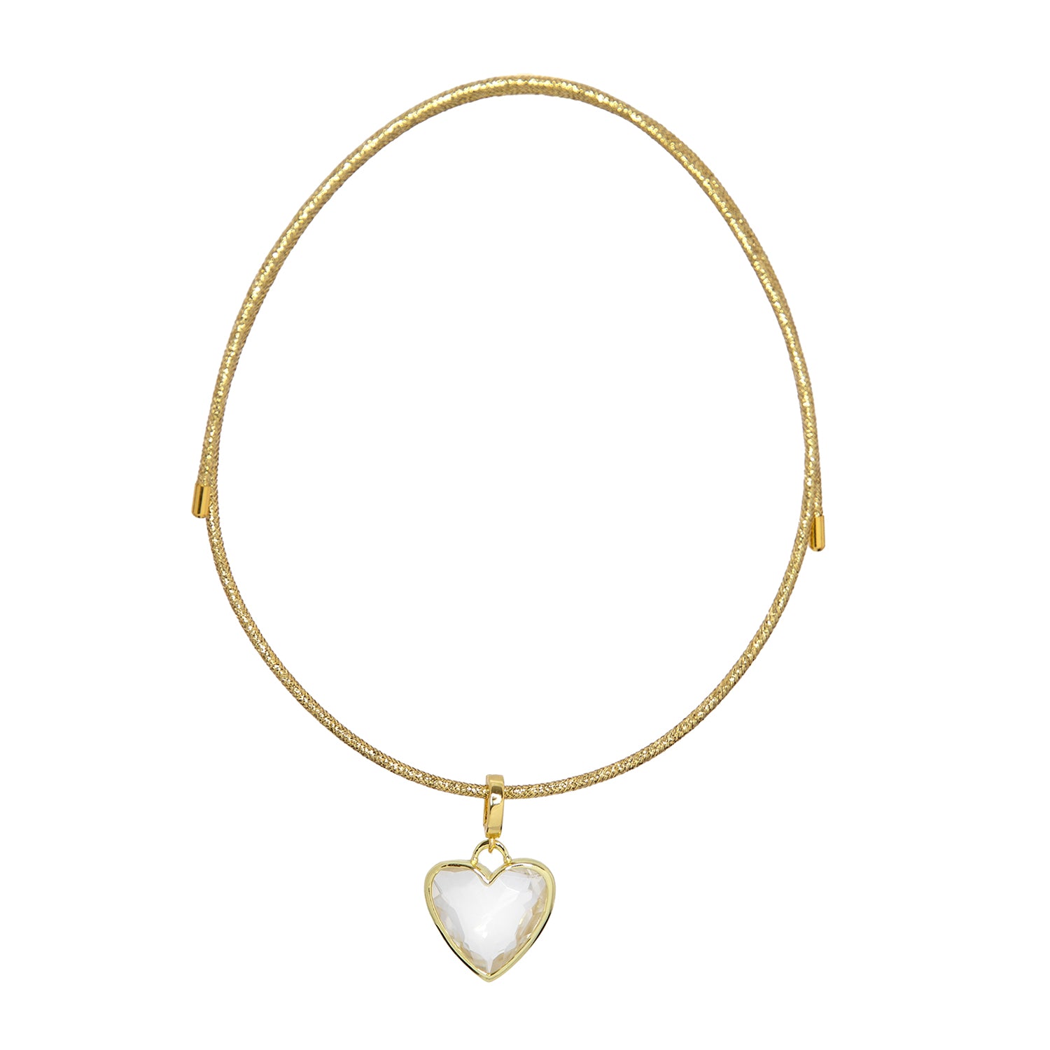Clear Heart Charm
