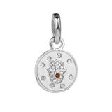 Pavé Hamsa Disc Bale Charm