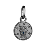 Pavé Hamsa Disc Bale Charm