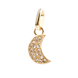 Pavé Mini Moon Bale Charm