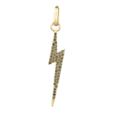 Mini Pavé Bolt Bale Charm