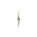 Mini Pavé Bolt Bale Charm