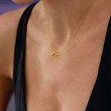 Waterproof Love Knot Necklace