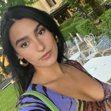 Large Hollow Crescent Hoop