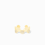 Disc Pavé Adjustable Ring
