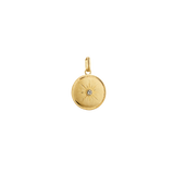 Etched Disc Pavé Stone Bale Charm